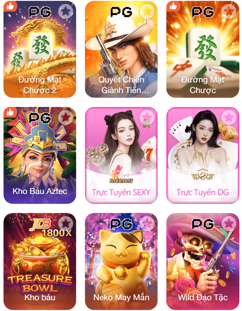 Các trò chơi hot tại CM888